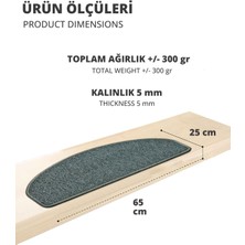 Stepmat Bukle Halıdan Ekonomik Basamak ve Merdiven Paspası 16'lı
