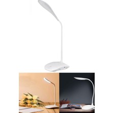 TeknoClass G4 Şarjlı Dokunmatik LED Masa Lambası 3 Kademeli Okuma Işığı Kablosuz -Şarj Edilebilir Turuncu 45 x