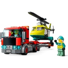 LEGO City Kurtarma Helikopteri Nakliyesi 60343 - 5 Yaş ve Üzeri Çocuklar İçin Oyuncak Yapım Seti (215 Parça)