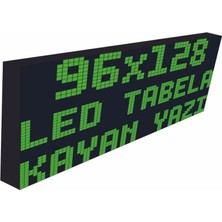 Sanec LED Tabela 96X128CM Tek Taraflı Yeşil Kayan Yazı-Wifi