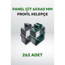 Panel Çit 60x60 MM Profil Kelepçe (262 Adet)