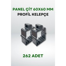 Panel Çit 60x60 MM Profil Kelepçe (262 Adet)