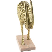 Mikasa Moor Gold Mermerli Antilop Dekor Obje 34X13X43CM