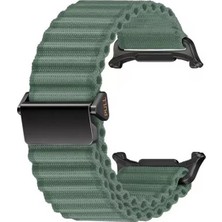 Adige Samsung Galaxy Watch Ultra 47MM Kordon Kayış Kumaş Alpin