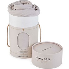 Yatsan Elastan De Luxe Lastikli Çarşaf & Yastık Kılıf Seti – Taş Rengi