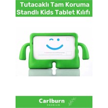 Carlburn Özel Üretim Apple Ipad 7. 8. 9. Nesil 10.2 Inç Yumuşak Dokulu Tutacaklı Tam Koruma Standlı Kids