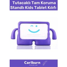 Carlburn Özel Üretim Apple Ipad 7. 8. 9. Nesil 10.2 Inç Yumuşak Dokulu Tutacaklı Tam Koruma Standlı Kids