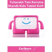 Carlburn Özel Üretim Apple Ipad 7. 8. 9. Nesil 10.2 Inç Yumuşak Dokulu Tutacaklı Tam Koruma Standlı Kids