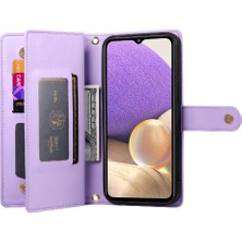 GX Boutique Samsung Galaxy A32 5g Için Flip Case Crossbody Kayış Çok Fonksiyonlu Standı (Yurt Dışından)