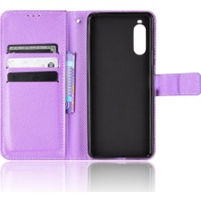 GX Boutique Sony Xperia 10 Iı Kickstand Kart Tutucu Kapak Manyetik Cüzdan Için Kılıf (Yurt Dışından)