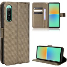 GX Boutique Sony Xperia 10 V Manyetik Cüzdan Kapak Için Kılıf Kickstand Kart Tutucu (Yurt Dışından)