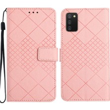 GX Boutique El Kayışı Kartı ile Samsung Galaxy A03S Cüzdan Pu Deri Için Flip Case (Yurt Dışından)