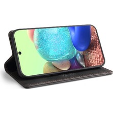 GX Boutique Samsung Galaxy A71 4g Kickstand Iki Kart Yuvaları Premium Deri (Yurt Dışından)