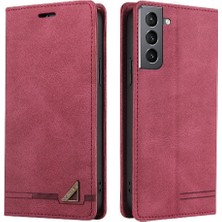 GX Boutique Samsung Galaxy S21 Premium Deri Premium Deri Kickstand Için Kılıf (Yurt Dışından)