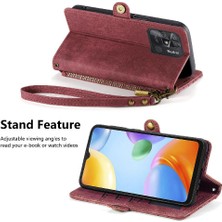 GX Boutique Xiaomi Redmi 10C Deri Kılıf Için Flip Case Darbeye Basit Iş (Yurt Dışından)