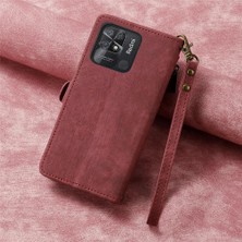 GX Boutique Xiaomi Redmi 10C Deri Kılıf Için Flip Case Darbeye Basit Iş (Yurt Dışından)