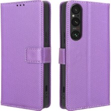 GX Boutique Sony Xperia 1 V Manyetik Cüzdan Kapak Için Kılıf Kickstand Kart Tutucu (Yurt Dışından)