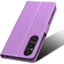 GX Boutique Sony Xperia 1 V Manyetik Cüzdan Kapak Için Kılıf Kickstand Kart Tutucu (Yurt Dışından)