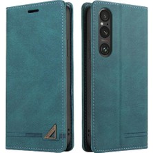 GX Boutique Sony Xperia 1V Premium Deri Iki Kart Yuvaları Premium Deri (Yurt Dışından)