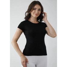 Gizem İç Giyim 2'li Paket Lüx Kısa Kollu Full Likra Body