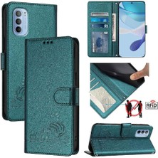 GX Boutique Motorola Moto G31 4g/moto G41 4g Kart Yuvası Tutucu Kickstand Flip Case (Yurt Dışından)