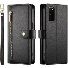 GX Boutique Samsung Galaxy S20 Çok Fonksiyonlu Standı Crossbody Kayışı Için Flip Case (Yurt Dışından)