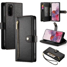 GX Boutique Samsung Galaxy S20 Çok Fonksiyonlu Standı Crossbody Kayışı Için Flip Case (Yurt Dışından)