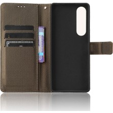 GX Boutique Sony Xperia 1 V Manyetik Cüzdan Kapak Için Kılıf Kickstand Kart Tutucu (Yurt Dışından)