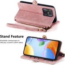 GX Boutique Xiaomi Redmi 10C Deri Kılıf Için Flip Case Darbeye Basit Iş (Yurt Dışından)