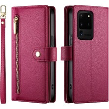 GX Boutique Samsung Galaxy S20 Için Flip Case Ultra Çok Fonksiyonlu Standı Cüzdan Kayış (Yurt Dışından)