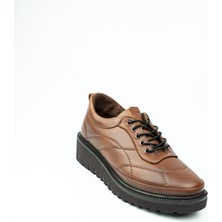 Voyager Voyager 7667 Taba Deri Günlük Kadın Ayakkabı