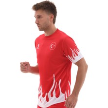 Sportech Sportech R0121 Alevli Türkiye Forması Tek Üst (Tek Kelime Isim Yazılır) 3xl