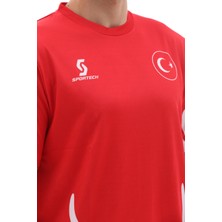 Sportech Sportech R0121 Alevli Türkiye Forması Tek Üst (Tek Kelime Isim Yazılır) 3xl