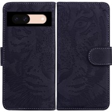 MY Boutique1 Google Piksel 8A Kabartmalı Sevimli Kaplan Kickstand Koruyucu Için Flip Case (Yurt Dışından)