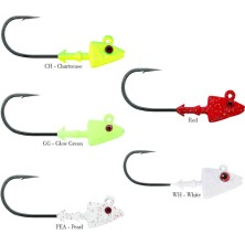 Mustad SD840 Shad Jig Head Ch - Chartreuse-7gr - 3lu - 3-0