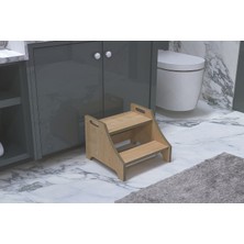 Musvenus Mobilya Airbox Basamaktabureçocuk Bebek Banyo Wc Lavabo Merdiven Boy Yükseltici