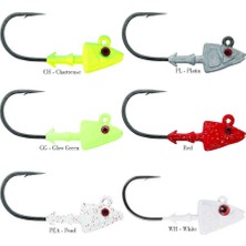 Mustad SD824 Shad Jig Head RED-10GR - 3lu - 3-0