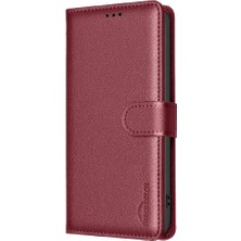 MY Boutique1 IPhone 15 Için Flip Case Artı Cüzdan Manyetik Rfıd Engelleme Kart Tutucu Pu (Yurt Dışından)