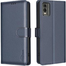 MY Boutique1 Nokıa C32 Pu Deri Rfıd Engelleme Cüzdan Kart Tutucu Için Flip Case (Yurt Dışından)