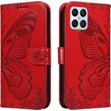 MY Boutique1 Onur X30I Ayrılabilir El Kayışı ile Yüksek Kaliteli Deri Flip Case (Yurt Dışından)