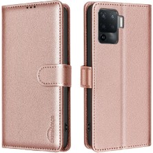 MY Boutique1 Oppo A94 4g Için Flip Case Pu Deri Cüzdan Manyetik Kart Tutucu Kickstand (Yurt Dışından)