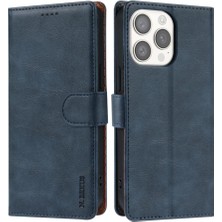 MY Boutique1 IPhone 15 Pro Için Flip Case Yan Cep Manyetik Kapatma Kart Yuvaları Anti (Yurt Dışından)