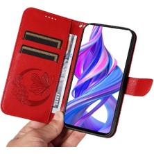 MY Boutique1 Onur Için Flip Case X9 Kabartmalı Kelebek Ayrılabilir El Kayışı ile Yüksek (Yurt Dışından)