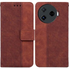 MY Boutique1 Tecno Camon 30 Pro Kickstand Özelliği Için Flip Case Folio Cüzdan Kapak Çevirin (Yurt Dışından)