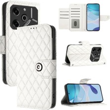 MY Boutique1 Tecno Pova 6 Pro 5g Için Kılıf Cüzdan Kapak Kart Tutucu Bilek Şeridi Şık (Yurt Dışından)