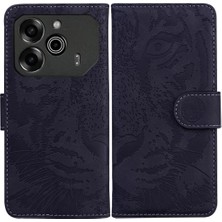 MY Boutique1 Tecno Pova 6 Pro 5g Deri Cüzdan Kabartmalı Sevimli Kaplan Için Flip Case (Yurt Dışından)