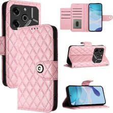 MY Boutique1 Tecno Pova 6 Pro 5g Için Kılıf Cüzdan Kapak Kart Tutucu Bilek Şeridi Şık (Yurt Dışından)