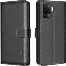 MY Boutique1 Oppo A94 4g Için Flip Case Pu Deri Cüzdan Manyetik Kart Tutucu Kickstand (Yurt Dışından)