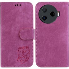 MY Boutique1 Tecno Camon 30 Pro Cüzdan Kılıf Için Kılıf Kabartmalı Sevimli Kaplan Flip Folio (Yurt Dışından)