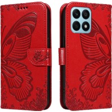 MY Boutique1 Onur X8A Yüksek Kalite Deri Kabartmalı Kelebek Ayrılabilir Için Flip Case (Yurt Dışından)